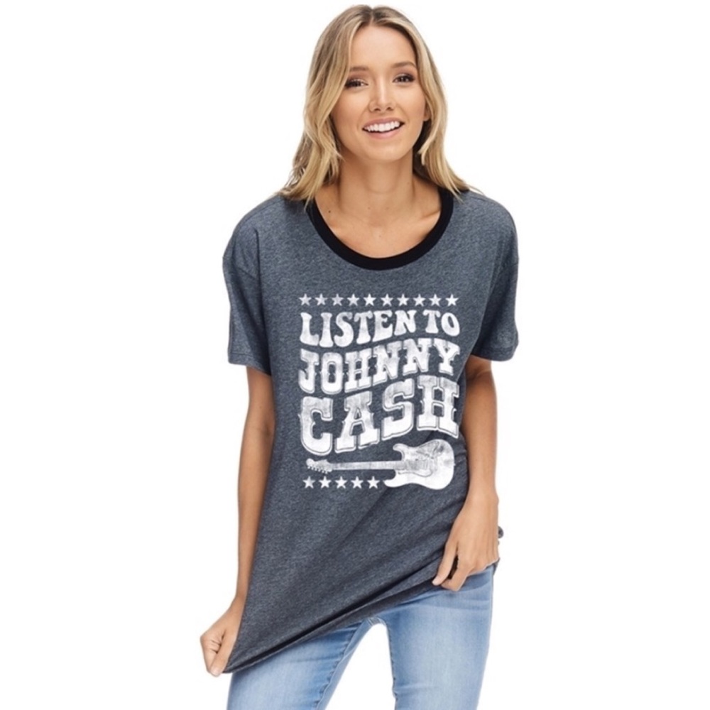 ‘Listen to Johnny Cash’ Band Tee